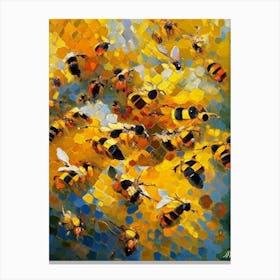 Swarm Of Bees 2 Painting Canvas Print