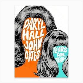 Daryl Hall John Oates 1 Canvas Print