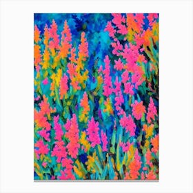 Acropora Millepora 2 Efflorescens Vibrant Painting Canvas Print