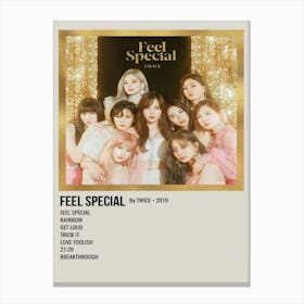 Feel Special By Twice 2019 Poster 1 Canvas Print