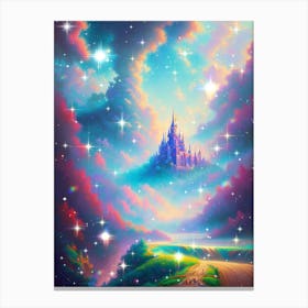 Fantasy Castle In The Sky 1 Canvas Print