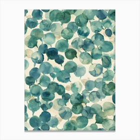 Watercolour Bubbles Canvas Print