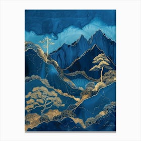 'Blue Mountains' 5 Canvas Print