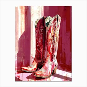 Cowboy Boots 4 Canvas Print