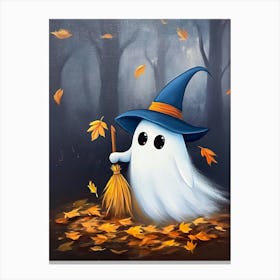 Ghost In The Woods Canvas Print