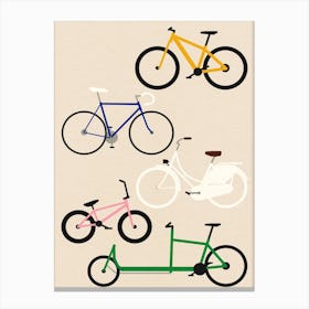 Bicycles Canvas Print