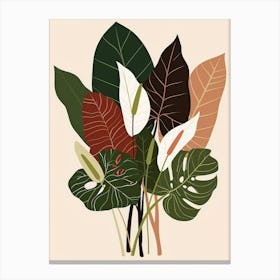 Tropical Leaves 161 Canvas Print