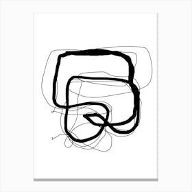 Abstract Drawing Canvas Print