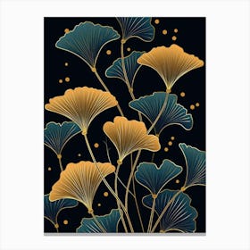 Ginkgo Leaves 9 Canvas Print