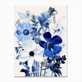 Blue Flowers 27 Canvas Print