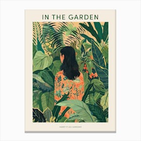 In The Garden Poster Harry P Leu Gardens Usa 3 Canvas Print