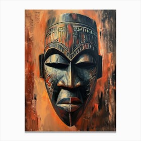 African Tribe Mask 45 Canvas Print