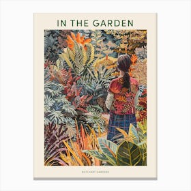 In The Garden Poster Butchart Gardens 2 Canvas Print