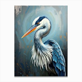 Blue Heron 10 Canvas Print