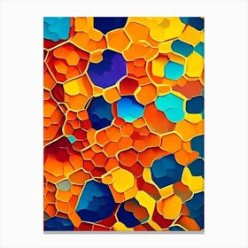 Honeycomb Background 2 Painting Canvas Print