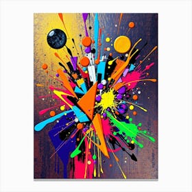 Flux Schnell Vibrant Abstract Art Featuring A Dynamic Arrangem 1 Toile