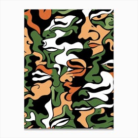 Camouflage Pattern 6 Canvas Print