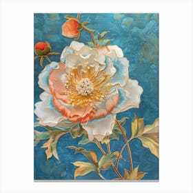 Peony Painting 2 Canvas Print