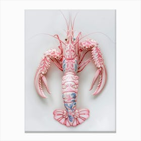 Pink Lobster Canvas Print