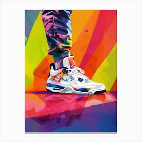 Jordan 4 Shoes Canvas Print