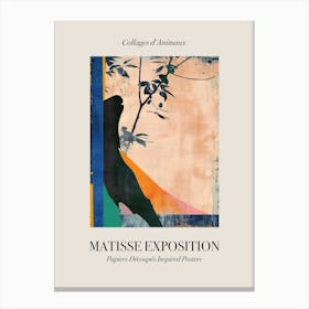 Beaver 3 Matisse Inspired Exposition Animals Poster Canvas Print