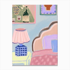 Room With A Lamp Canvas Print