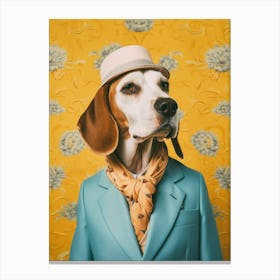 A Beagle Dog 3 Canvas Print
