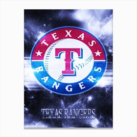 Texas Rangers Poster Canvas Print