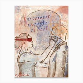 Un Amour Et Naif Canvas Print