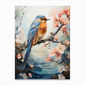 Feathered Elegance The Grace Of Bird Canvas Print