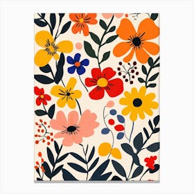 Floral Wallpaper 2 Canvas Print