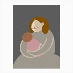 Mum And Baby Canvas Print