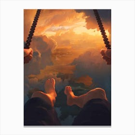 Im Drowing In Skay Art Canvas Print