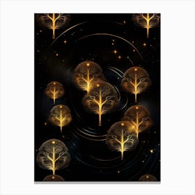 Golden Trees 1 Canvas Print