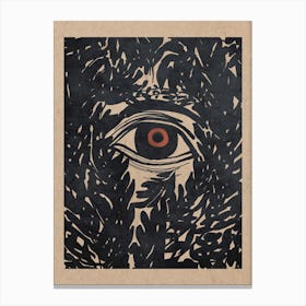 Abstract Art Eye Canvas Print