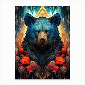 Bear Of The Forest Canvas Print