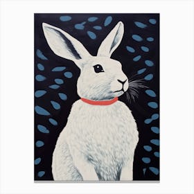 White Rabbit Canvas Print