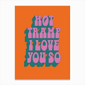 David Bowie Hot Tramp 1 Canvas Print