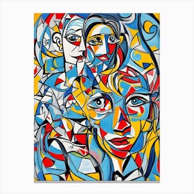 Abstract Painting Canvas Print