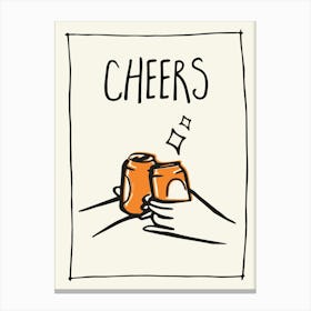 Cheers Beer Canvas Print