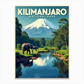 Kilimanjaro National Park 5 Canvas Print