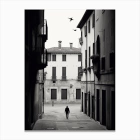 Verona, Italy,  Black And White Analogue Photography  2 Canvas Print