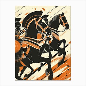 Greek Warriors Canvas Print