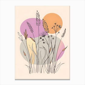 Wild Grasses Canvas Print