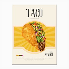 Tacos Canvas Print
