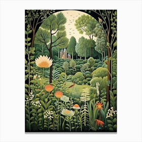 Missouri Botanical Garden Usa Henri Rousseau Style 3 Canvas Print