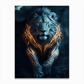 Lion Tattoo Canvas Print