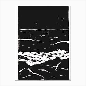 Night Sea Canvas Print