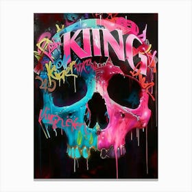King Of Graffiti Canvas Print