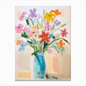 Flower Painting Fauvist Style Phlox 3 Canvas Print